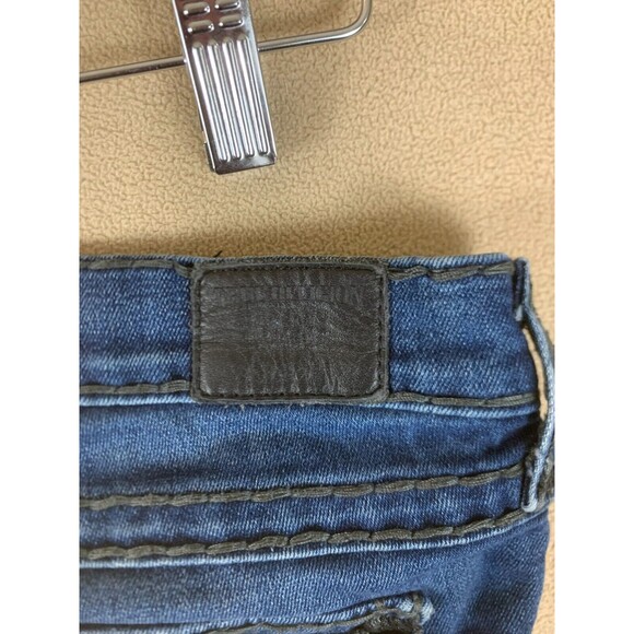 True Religion Women Jeans Size 26 Blue Becca Mid Rise Bootcut Dark Wash Stretch - Picture 9 of 12